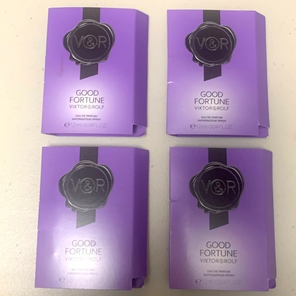 🔮 Viktor & Rolf GOOD FORTUNE Eau de Parfum –Women's Perfume 4 Sample Vials 🔮 - Picture 1 of 1